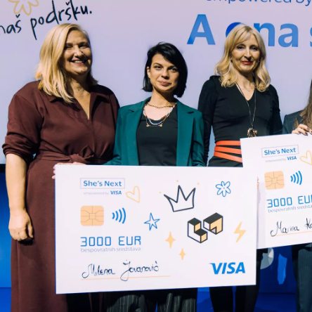 Milena Jovanović, pobednica inicijative She's Next koju organizuje Visa za preduzetnice