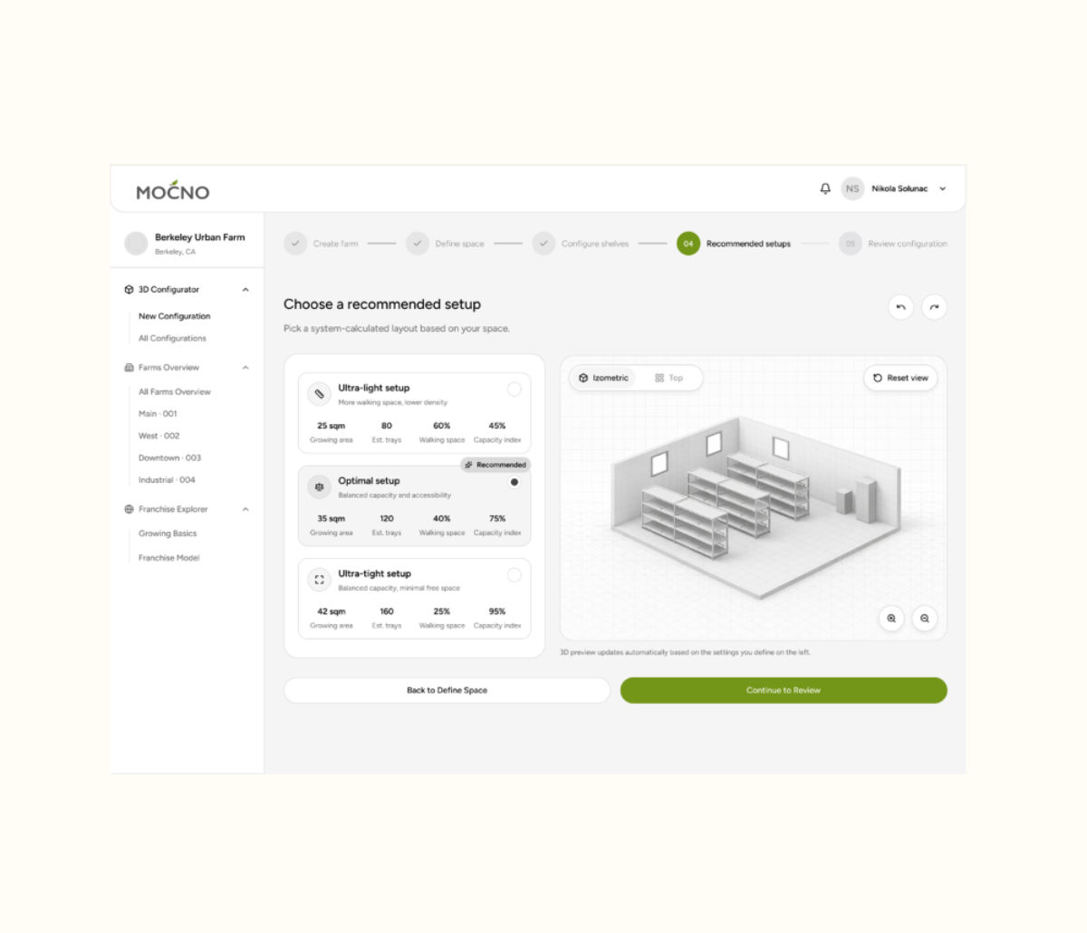 3D Farm Configurator - Simulate your farm setup and production economics before you start building.
