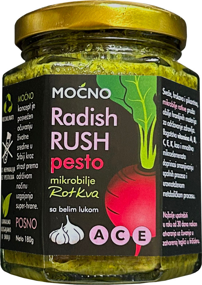 MOĆNO Pesto - Radish Rush